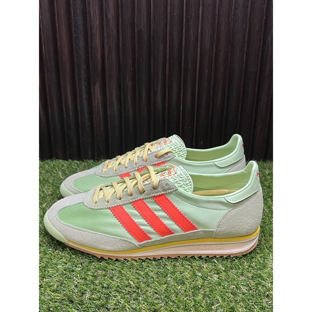 Size 7.5 - adidas SL72 OG Green Spark Satin Womens JI0197